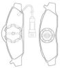 AISIN ASN-269 Brake Pad Set, disc brake